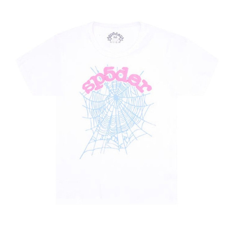 Sp5der OG Web White Tee
