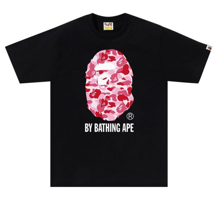 Bape Tee Pink / Black