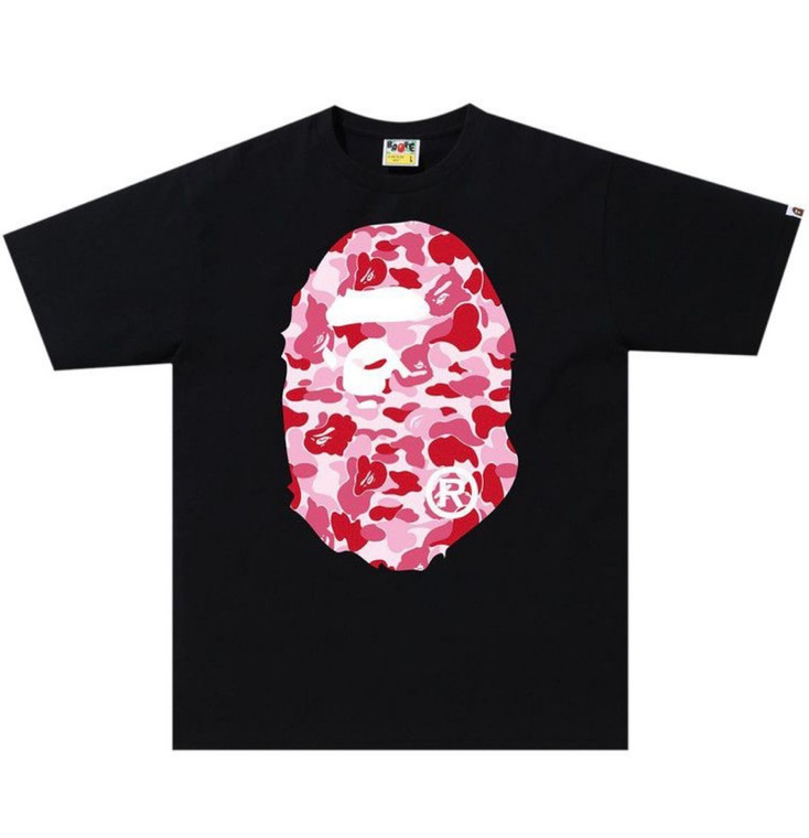 ABC BAPE BLACK/PINK TEE