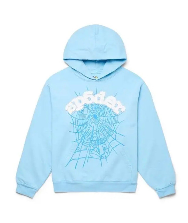 BLUE SP5DER WEB HOODIE