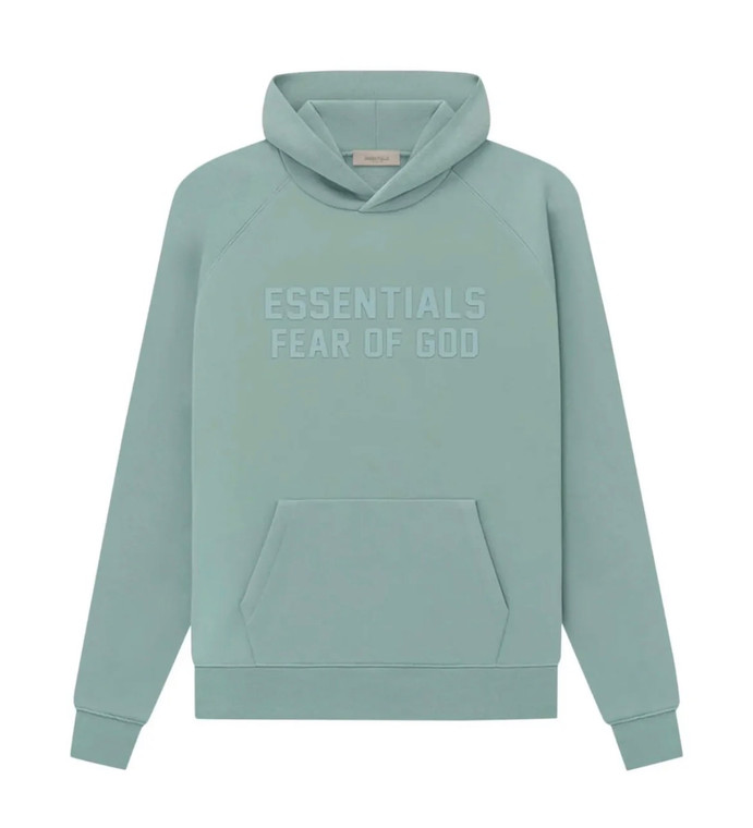 front view of sycamore blue hoodie