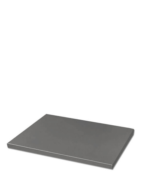 Dark grey palladium linea leatherette 10 by 8 jewelry display platform