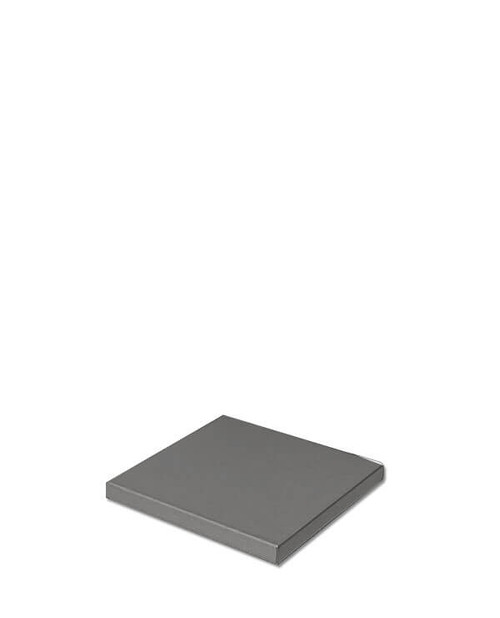 Dark grey palladium linea leatherette 4 by 4 jewelry display platform