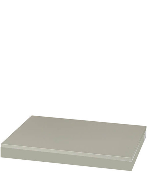 Large Riser platform with champagne paradiso linea leatherette top and base