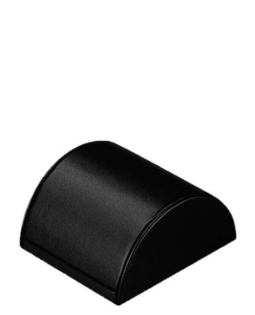 Black vienna leatherette bracelet or watch dome display