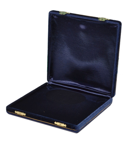 KN1A0V-Navy Velvet Large Necklace Box