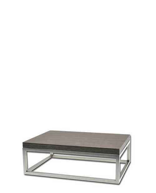 Medium Riser platform with ebony wood top and stainless steel base