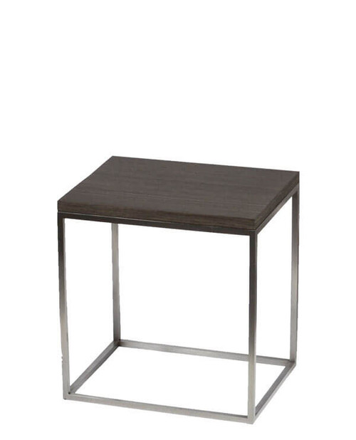 Medium Riser platform with ebony wood top and stainless steel base