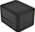 Black leatherette watch box exterior with soft cushion top