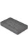 Dark grey palladium linea leatherette 8 slot ring traditional display tray