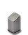 Dark grey palldium linea medium single hide-a-tag ring tower with base