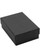 2 PC matte black cotton filled gift box