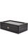 High gloss black 10 watch storage box with glass lid