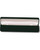 Dark green velvet exterior long bracelet box with matching color interior and white satin top puff.