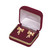 Burgundy Medium Earring or pendant jewelry gift box