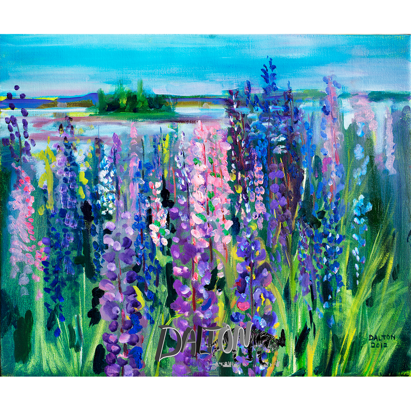 Lupines - Original: Oil Painting SOLD