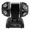 12 x 10W Dual Arm LED Moving Head Light with Laser