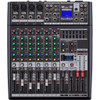 Professional 8-Channel Mixer with Groups Output