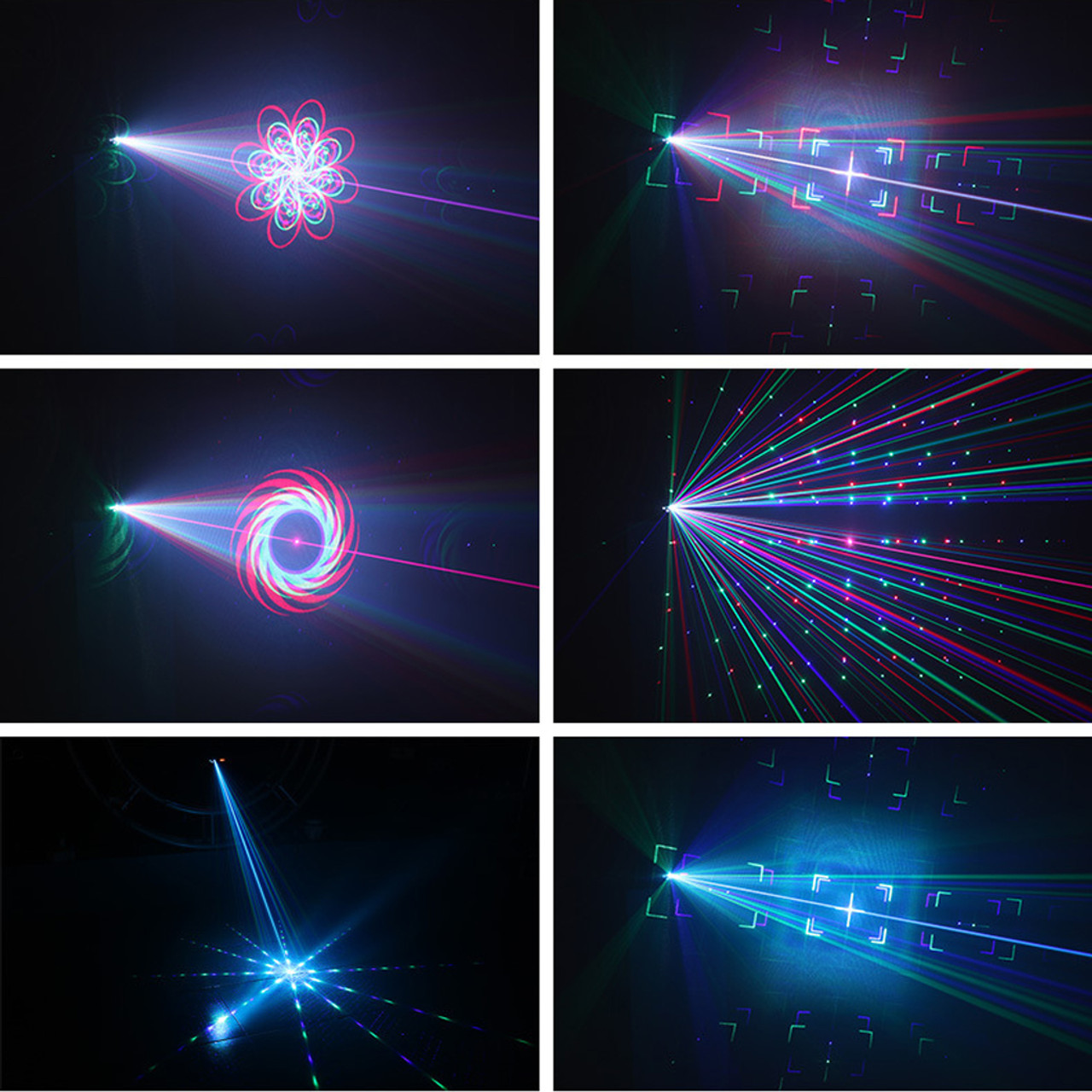 Three-hole RGB Full-color Laser Light