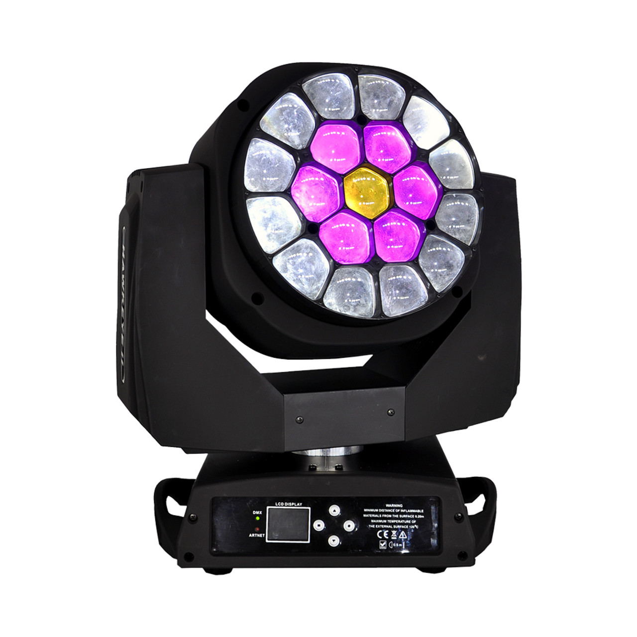 Bee Eyes 19 x 15W 4 in 1 RGBW LED Wash Moving Head Light (A07)