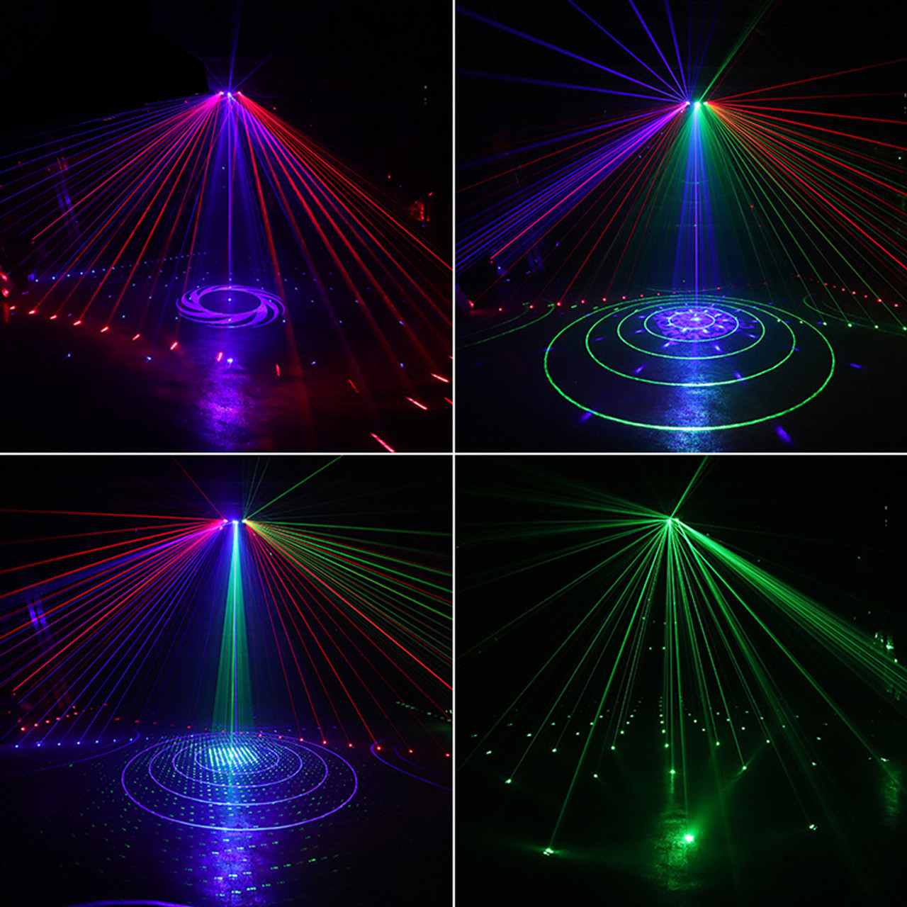 6 Eye Sector Scanning Pattern Laser Light