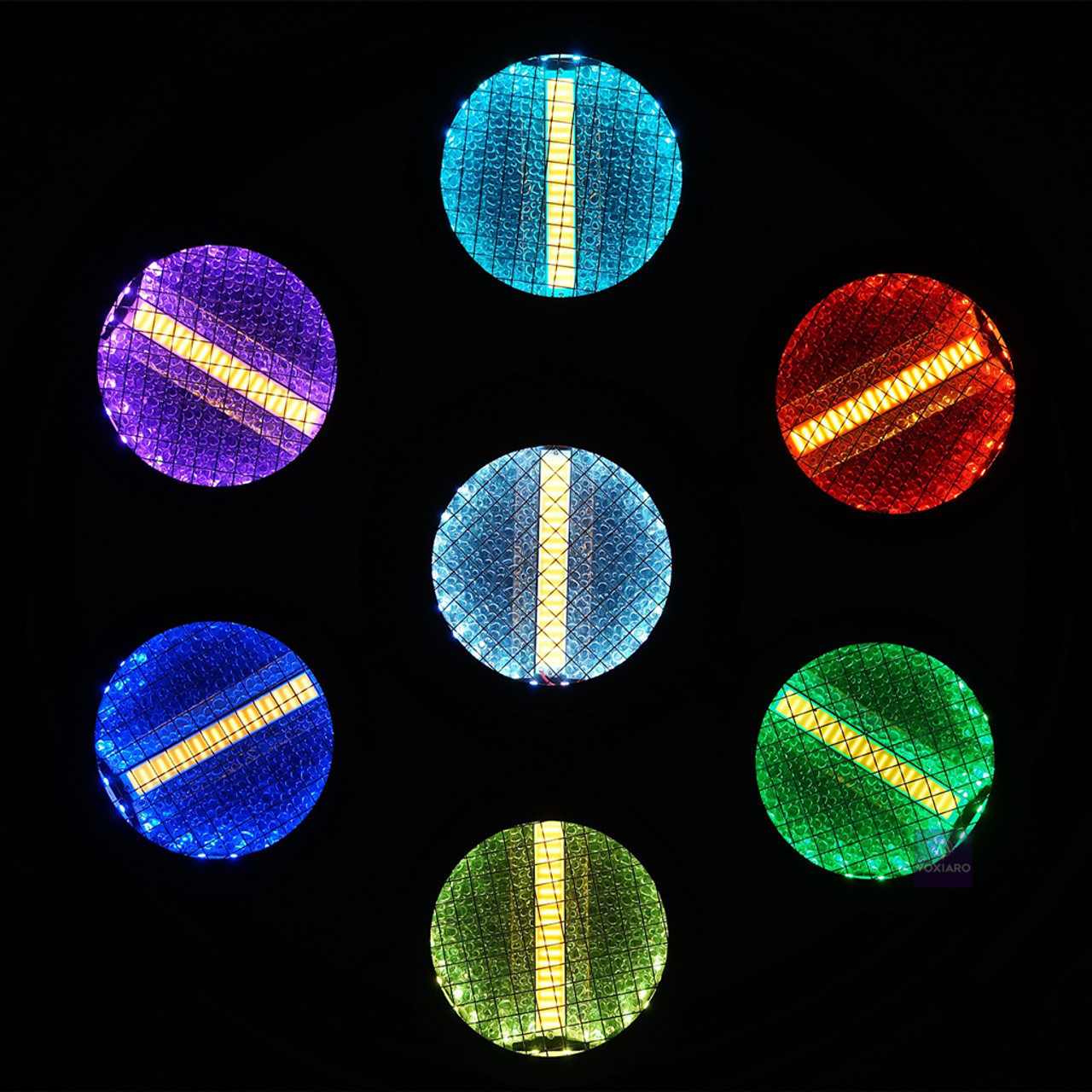 7 x 60W LED Retro Light