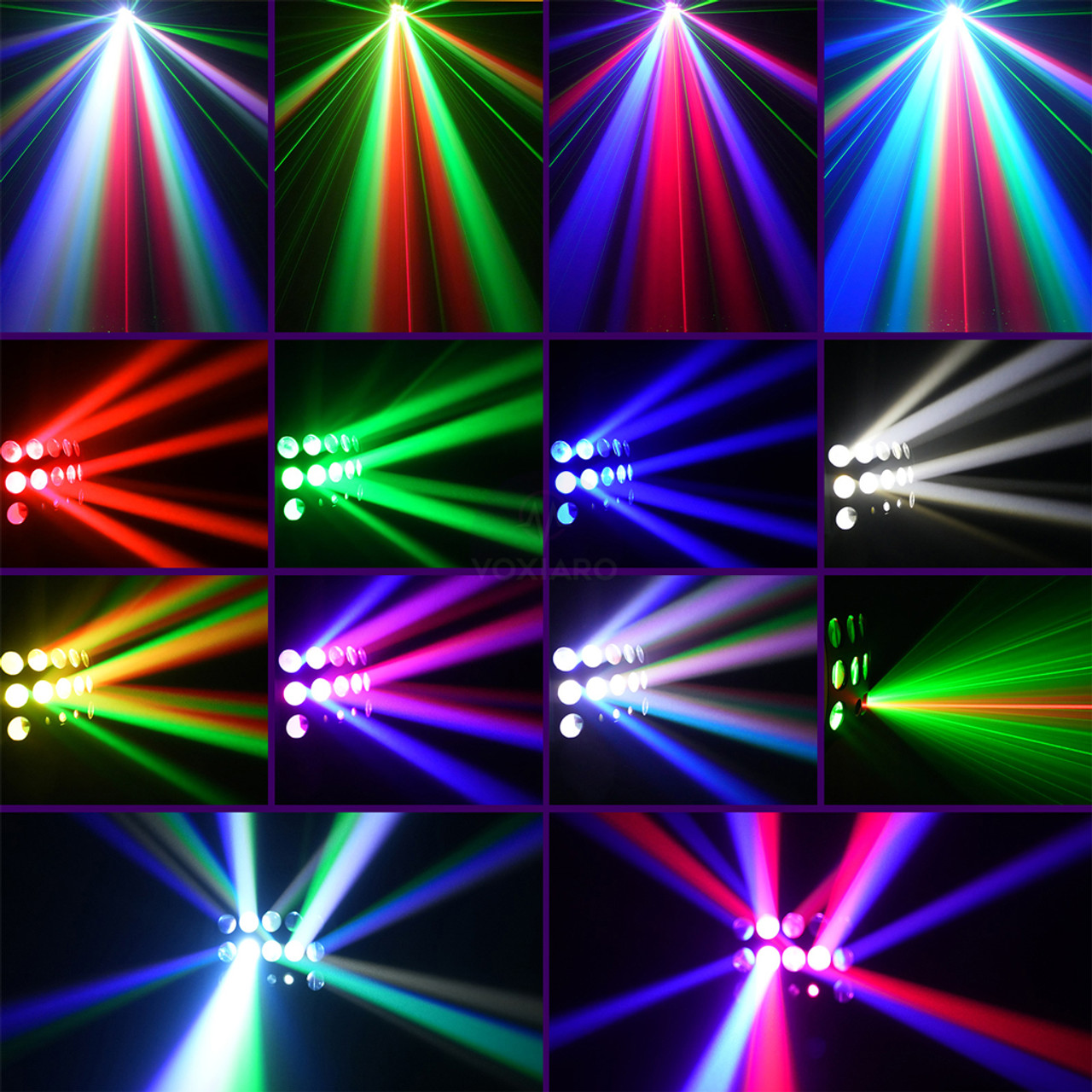 LED 4 in 1 Beam Strobe Laser Butterfly Light