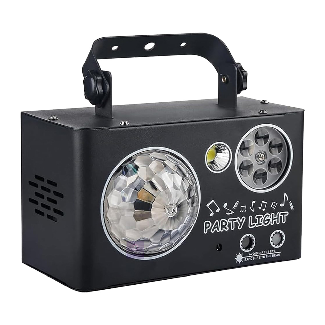 LED 4 in 1 Patterns Strobe Laser Magic Ball Light