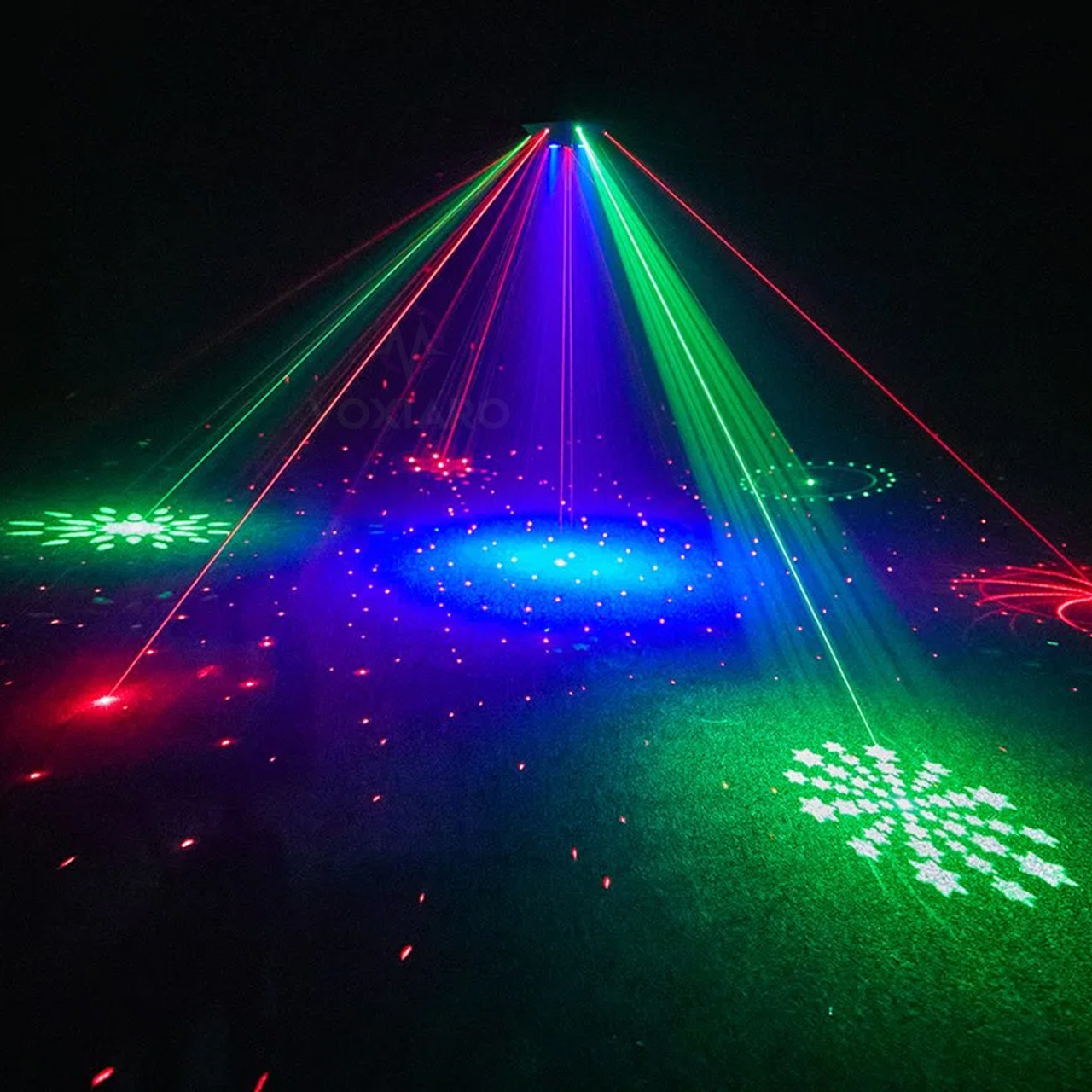 10 Eyes Dye Laser Rain Effect Light