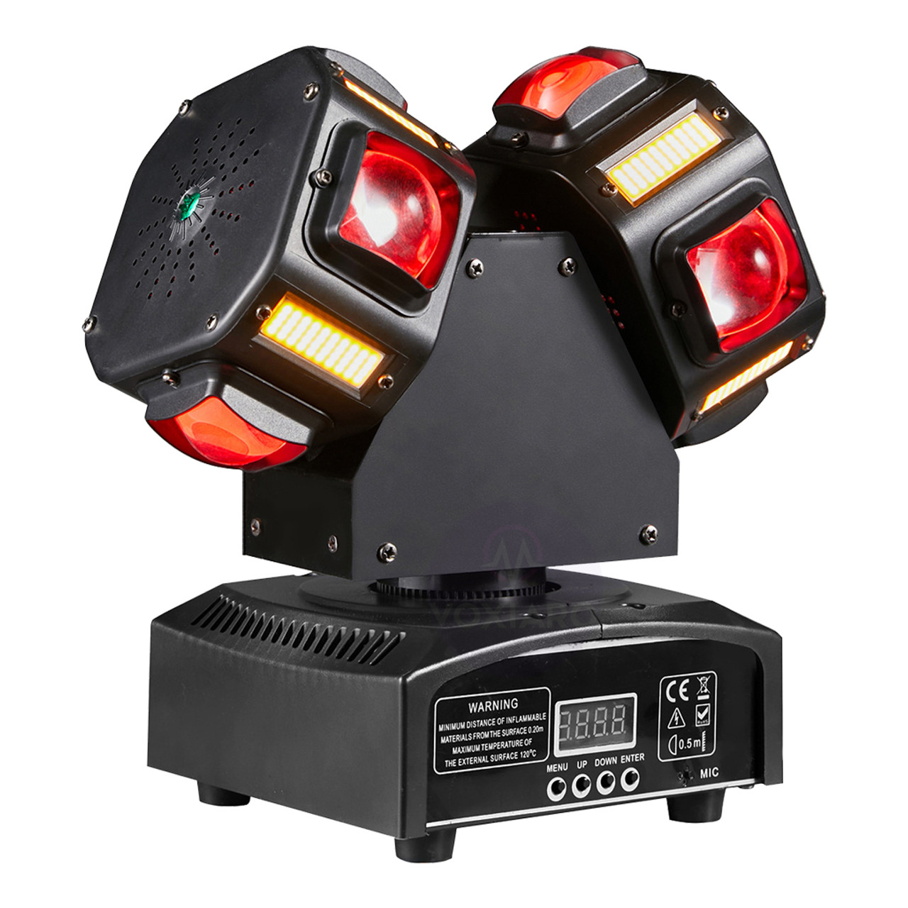 Double Arm LED Beam Strobe Moving Head Laser Light