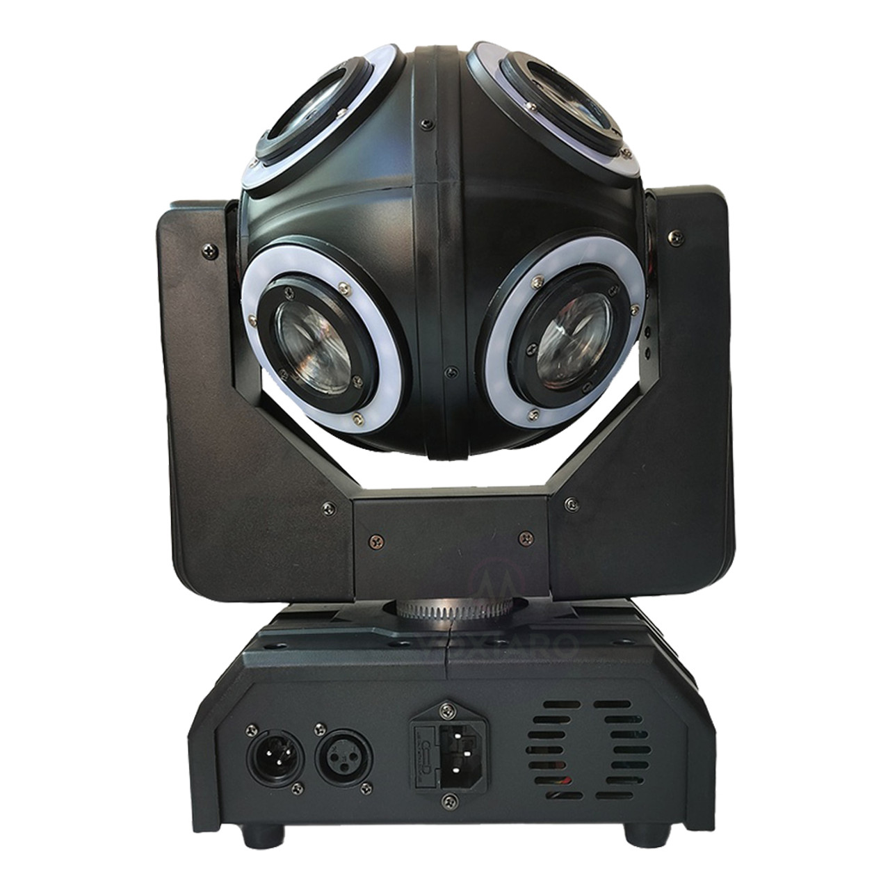 8 Eyes LED Beam Moving Head Light with LED Strip