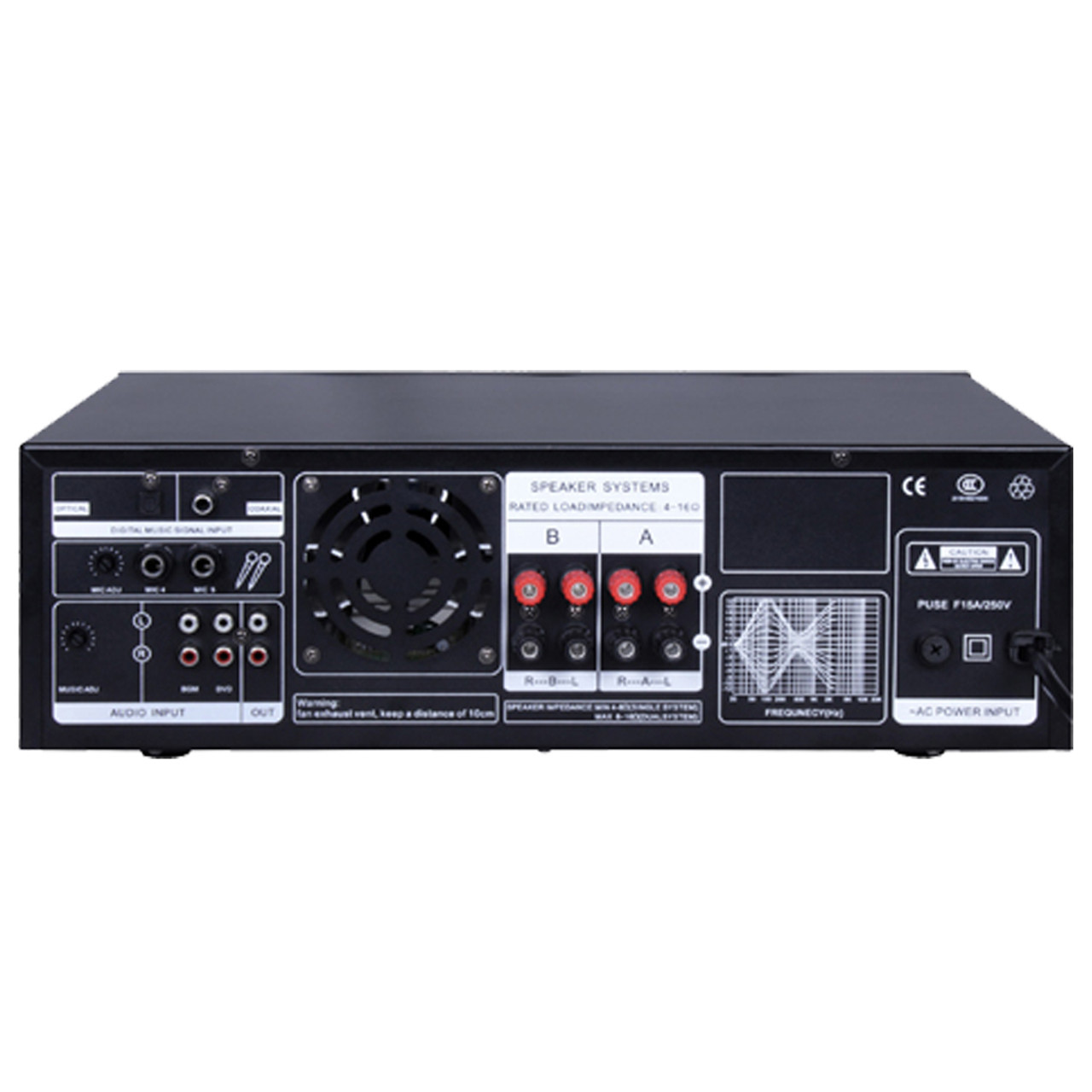 2CH Integrated KTV Karaoke Amplifier