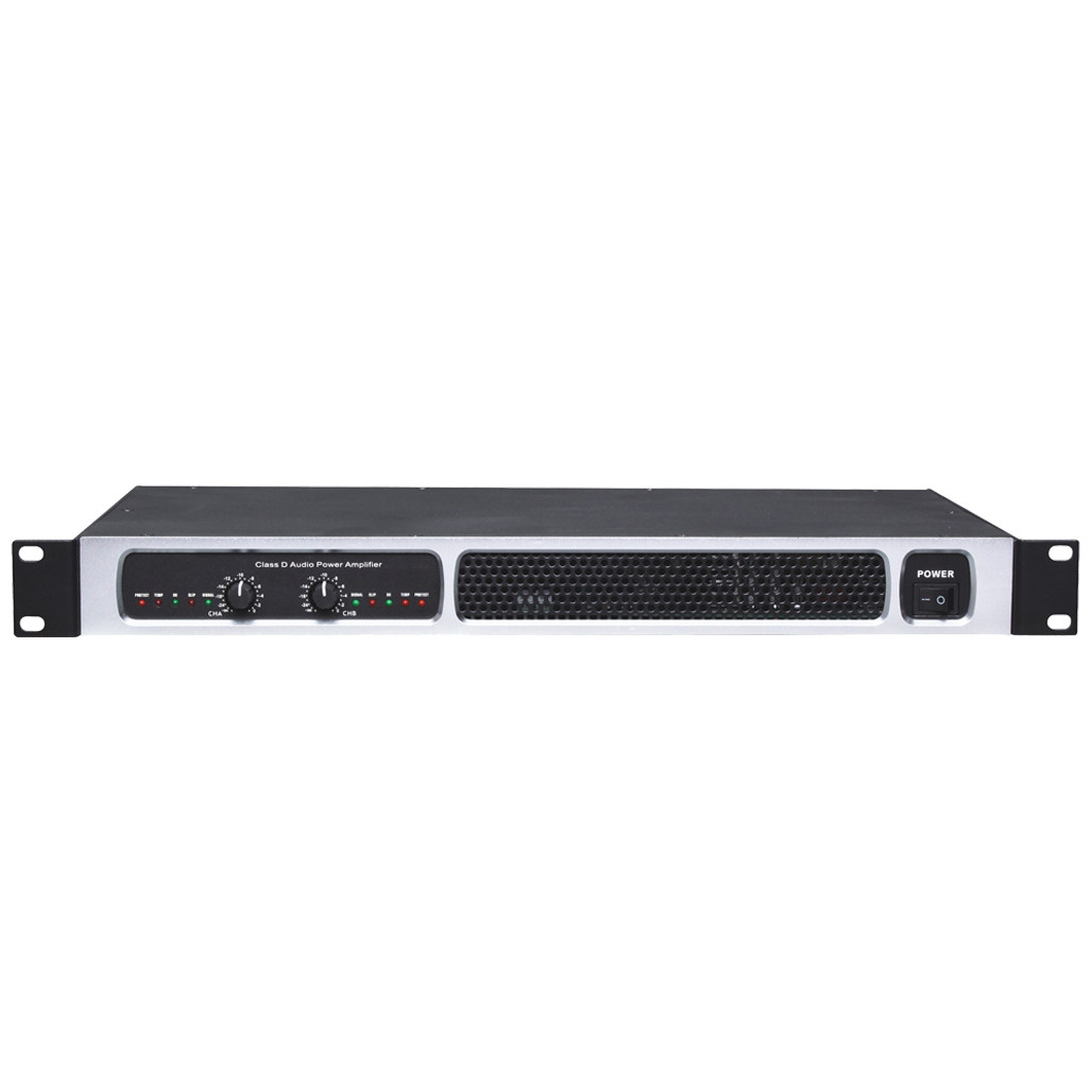 D 1U 2CH Digital Audio Power Amplifier