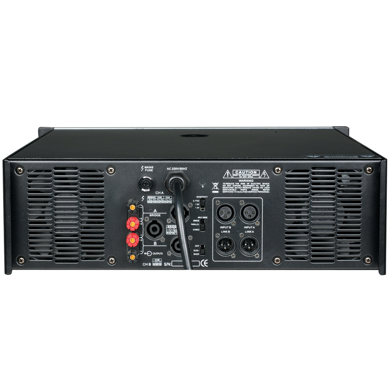 2CH 3U Professional Power Amplifier