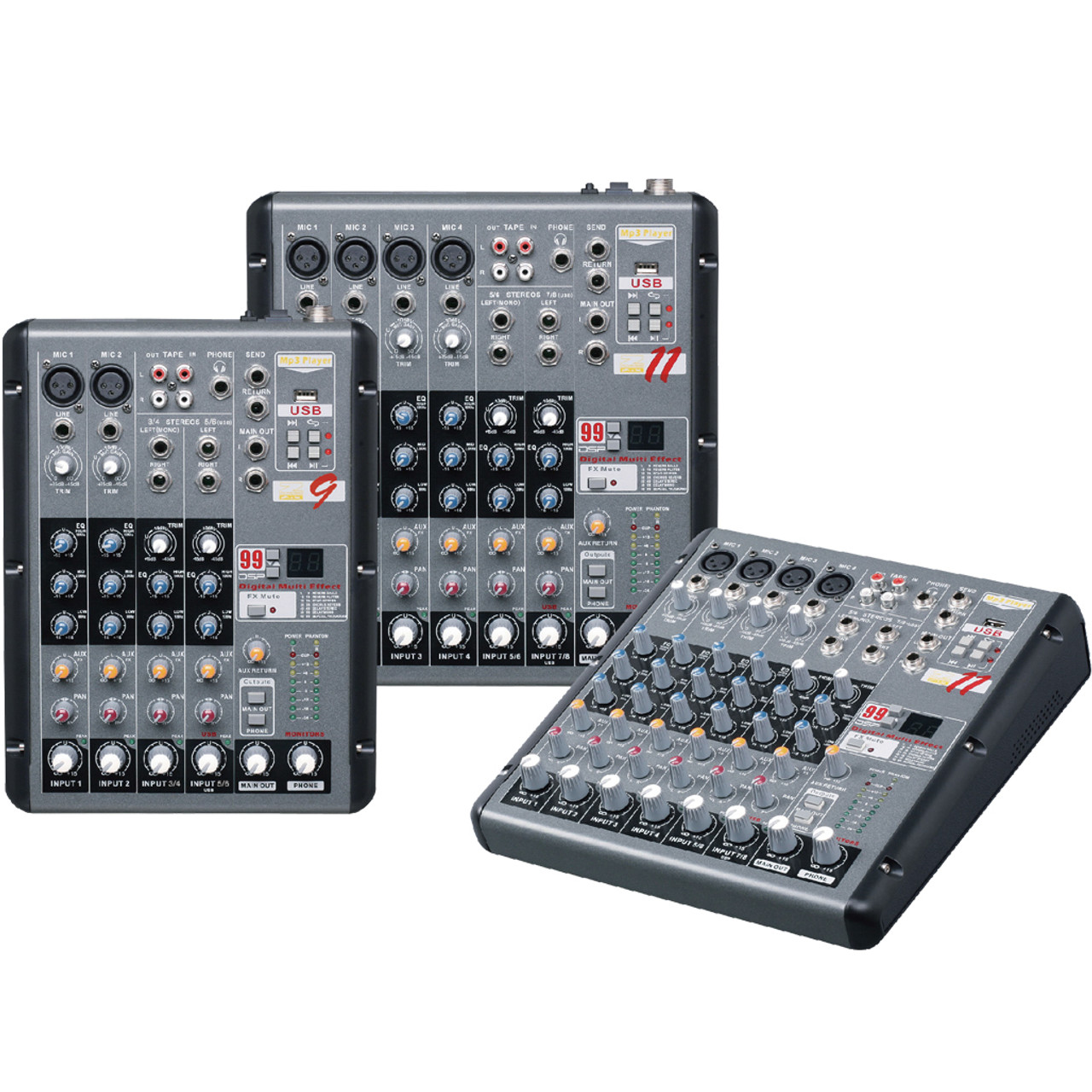 6-Channel Professional Mp3 Mixer (G08)