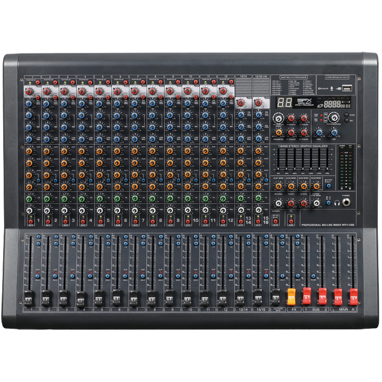 8-Channel 2 Groups Professional Mixer (G24)