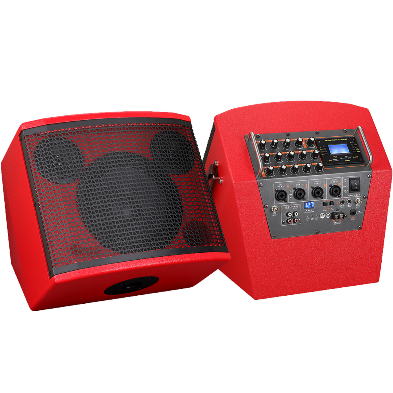 Wooden Box 8 inch Portable PA Speaker (A10)
