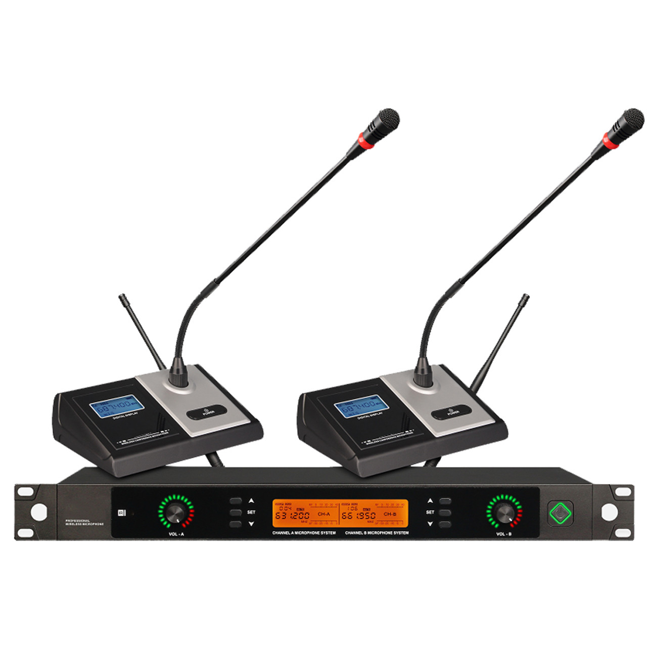 UHF Professional Wireless Conference Microphone 2 Channel (A35)