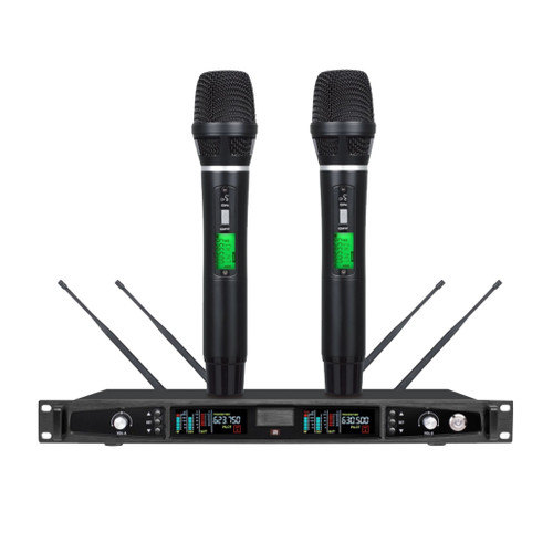 UHF True Diversity Performance Wireless Microphone 2 Channel (E01)