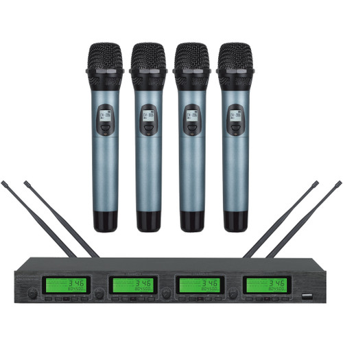 UHF Professional Wireless Microphone 4 Channel (H20)