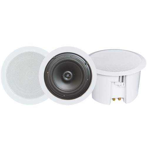 6 inch ABS Coaxial Constant Impedance Ceiling Speaker with Back Cover (A41)