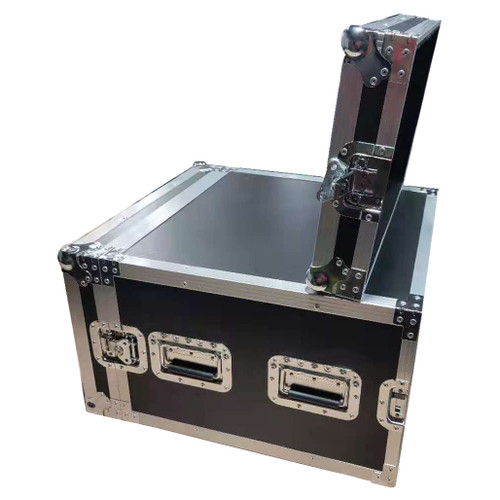 Two-door Dual-layer Shockproof Flight Case with 3 inch Brake Wheel (A06)