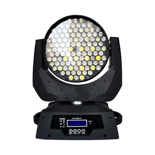 108 x 3W RGBW LED Wash Moving Head Light