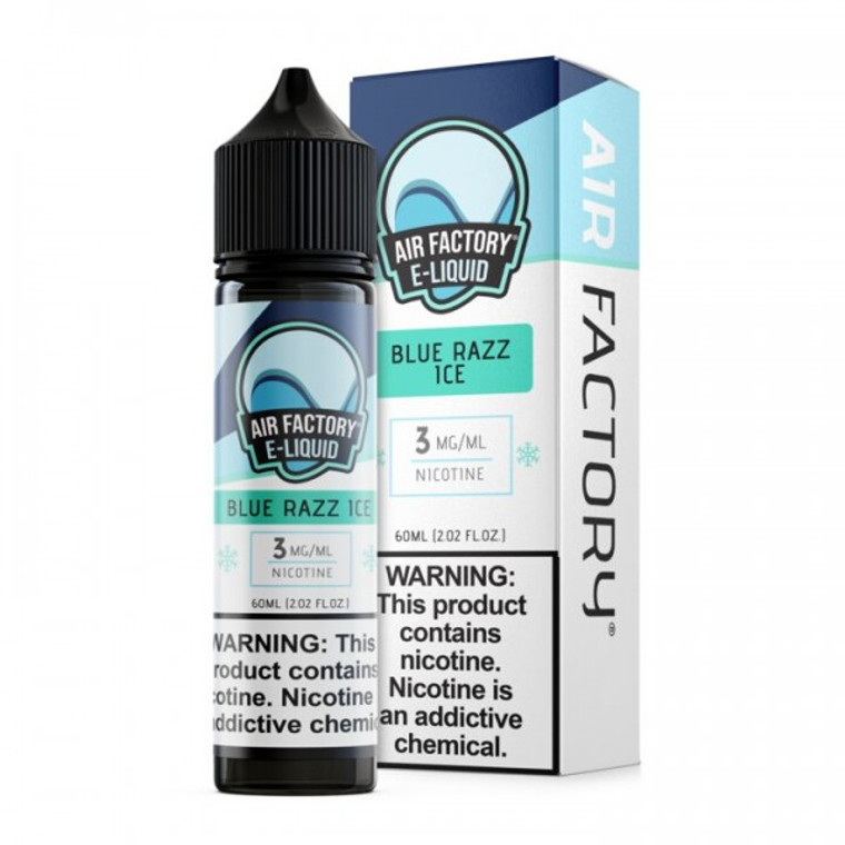 Air Factory - Blue Razz Ice 60mL

This award-winning flavor is a blast of Blue Raspberry. Mildly sweet, mellow, with light creamy undertones. A touch of light menthol compliments this flavor to keep refreshing your senses all day.

Available in 3mg and 6mg nicotine strengths in 60mL bottles.