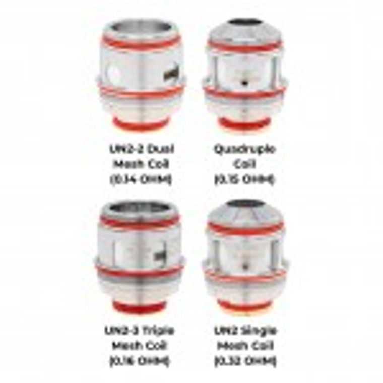 Uwell Valyrian II Mesh 2pk Coils

Replacement mesh coils for the Valyrian II and Valyrian II Pro Tanks from Uwell. 

UN2 Single Mesh Coil

Resistance: 0.32Ω

Largest Airflow & Fresh Flavor

Rated: 90-100W

Quadruple Coil

Resistance: 0.15Ω

Smoothest Airflow & Massive Clouds

Rated: 100-120W

UN2-2 Dual Mesh Coil

Resistance: 0.14Ω

Huge & Thick Vapor

Rated: 80-90W

UN2-3 Triple Mesh Coil

Resistance: 0.16Ω

Full & Original Flavor

Rated: 90-100W

Sold in 2 packs.