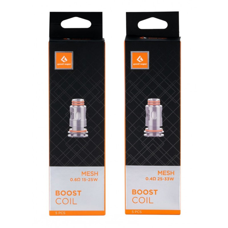 GeekVape Aegis Boost 5pk Coils (B Series)

The B Series Coils are compatible with multiple devices from GeekVape and are specifically designed for MTL & DL vaping experience.

B0.4Ω Coil (25W-33W) 

B0.6Ω Coil (15W-25W)

B1.2Ω Coil (10W-14W)

B0.2Ω Coil (50W-58W)

Sold in 5 packs.