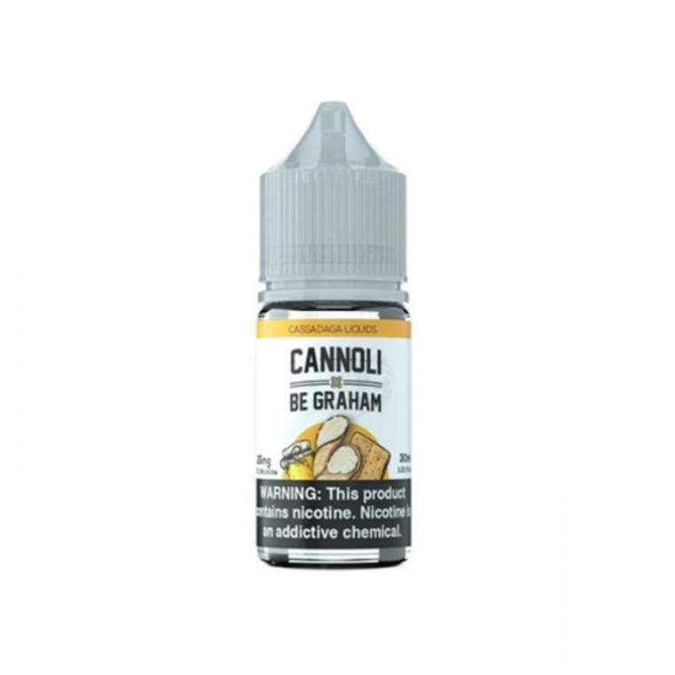 Cassadaga Salt - Cannoli Be Graham 30mL

Italian vanilla cream-filled pastry

Available in 25mg and 50mg nicotine strength.

This flavor is a nicotine salt infused e-Liquid formulated for POD SYSTEMS and other LOW POWER devices.

DO NOT USE with RDA's or sub-ohm tanks and devices.
