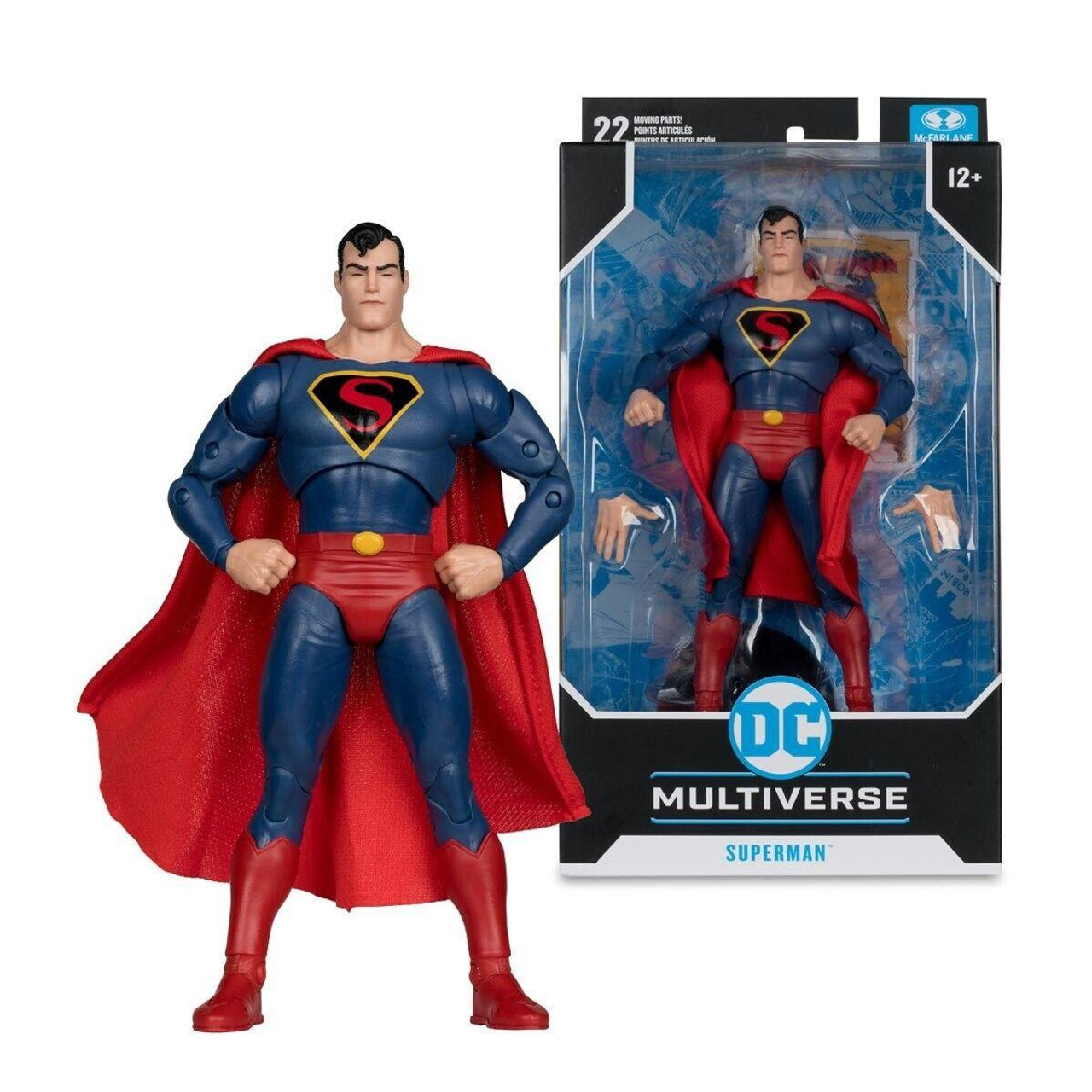 McFarlane DC Multiverse Superman 1940s Classic Animation Fleischer  7" Figure