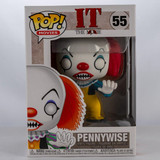  Funko Pop Movies IT : Classic Pennywise #55 Vinyl Clown Horror Figure 