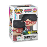  Funko Pop Animation Boruto Sarada Sharingan Glow in Dark #1358 EE Exclusive 
